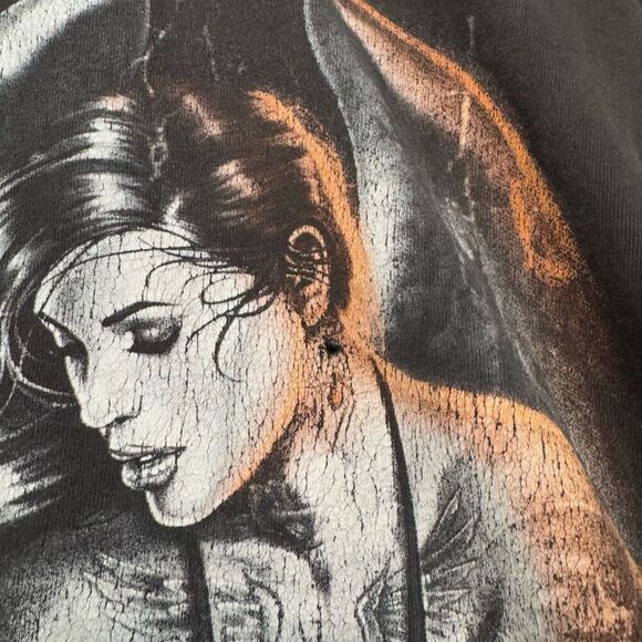 Dyse One Men’s Thrashed Short Sleeve Grunge Style T-Shirt Size 3XL Skeleton - Picture 8 of 15